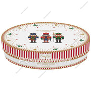 STUDIO-1811 - Nutcrackers Set of 4 Assorted Dessert Plates