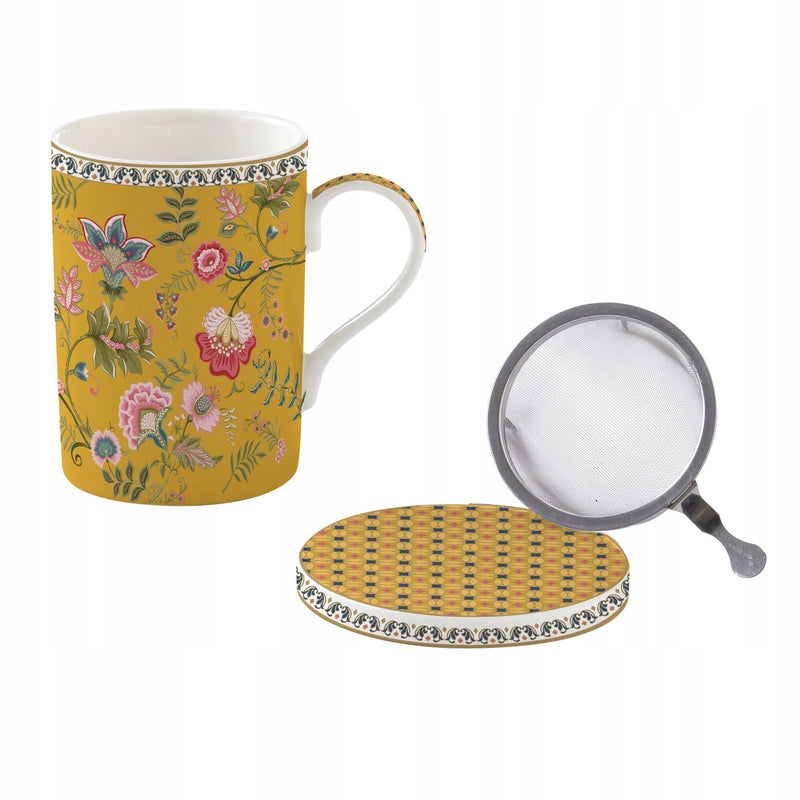 STUDIO-1811 - Magie D'Orient 350ml (12oz) Infuser Mug Yellow