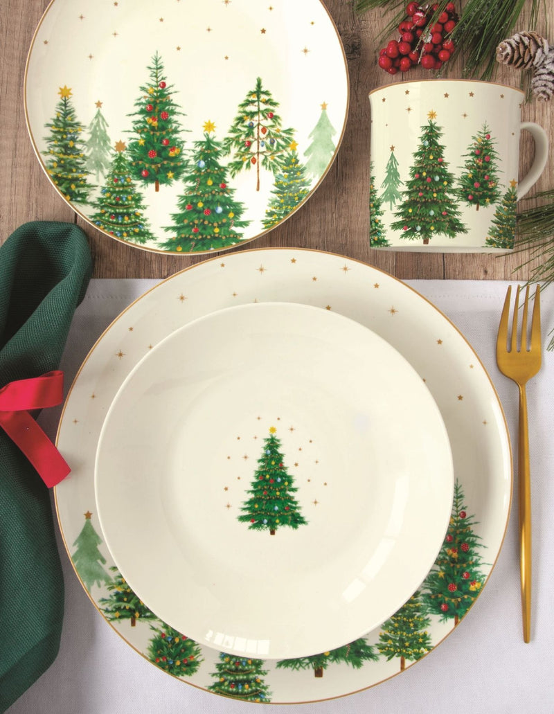 STUDIO-1811 - Festive Trees 19cm (7.5in) Side Plate