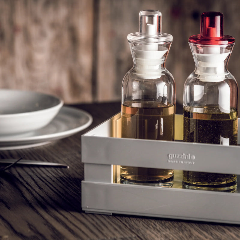 Guzzini - OIL VINEGAR CRUET PERFECT DRESSING KAD   CLEAR