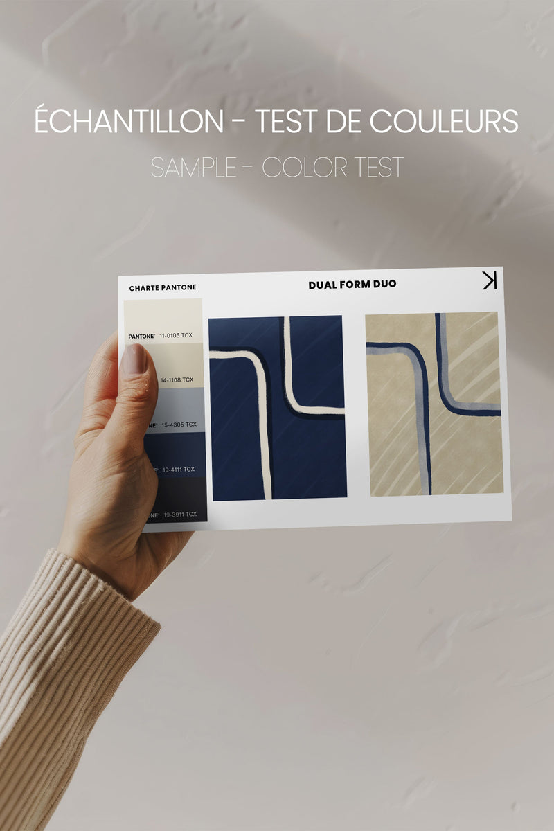 DUAL FORM DUO (2 Oeuvres sur toile étirée)