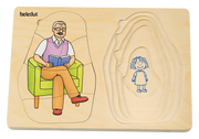 Beleduc - Layer Puzzle - Grandma & Grandpa - Limolin 