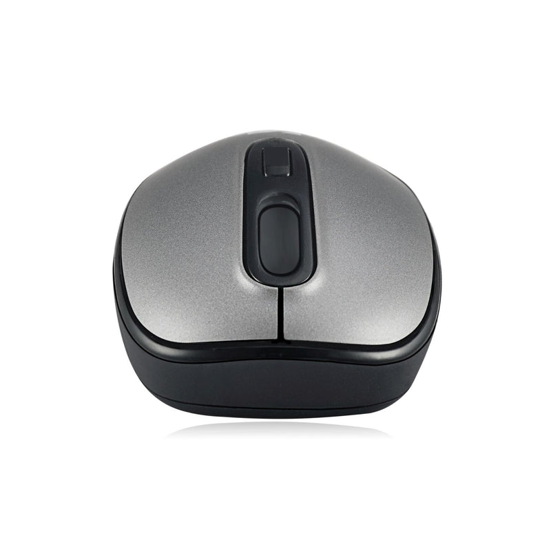 Adesso iMouse A10 Antimicrobial Wireless Mouse in black and silver – view 5