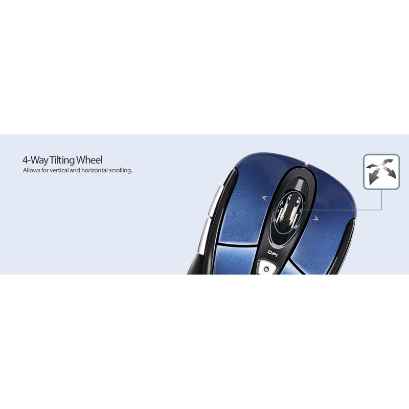 Adesso iMouse S60L wireless nano mouse in blue – view 11