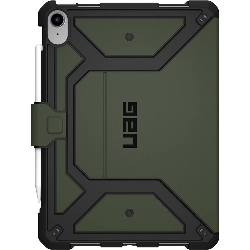 UAG Metropolis SE rugged folio case for iPad 10.9 in (10th Gen) in olive – view 4