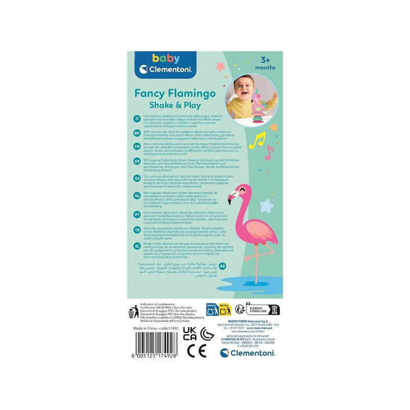 Clementoni - Shake & Play - Fancy Flamingo