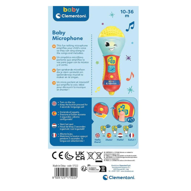 Clementoni - Baby Microphone