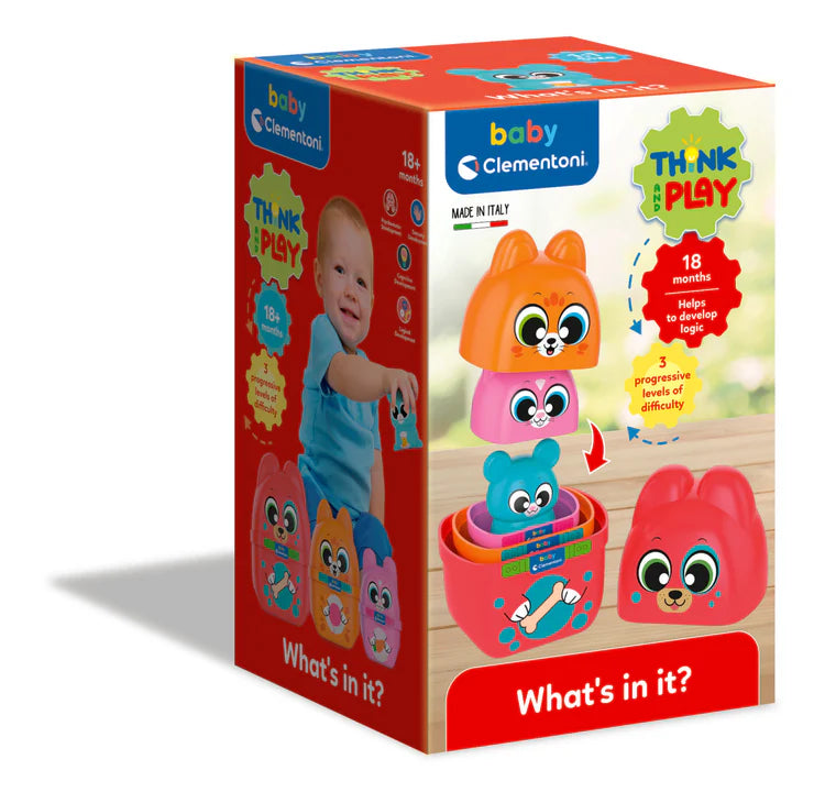 Clementoni - Animal Matryoshka Stacking and Matching