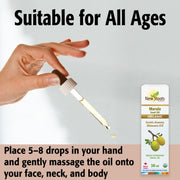New Roots Herbal Organic Marula Seed Oil 30 mL – dropper application
