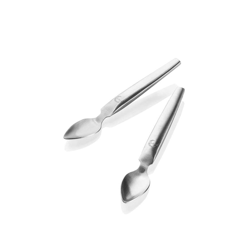 STYLE DE VIE - PLATE-IT - Quenelle Spoon Small  2-Piece Set, Matt Finis