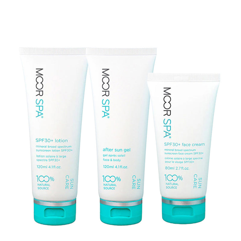 Moor Spa sun care trio