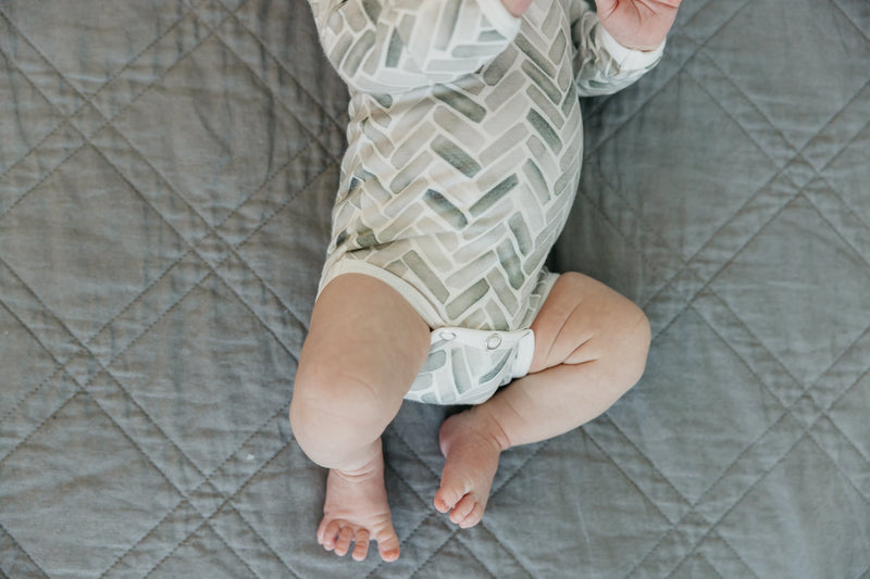 Copper Pearl - Alta Long Sleeve Bodysuit (0-3 months)