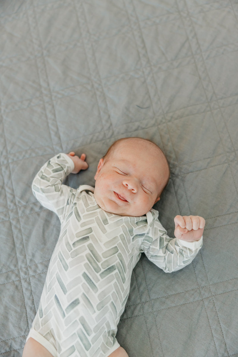 Copper Pearl - Alta Long Sleeve Bodysuit (3-6 months)