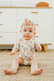 Copper Pearl - Autumn Short Sleeve Bodysuit (0-3 months)