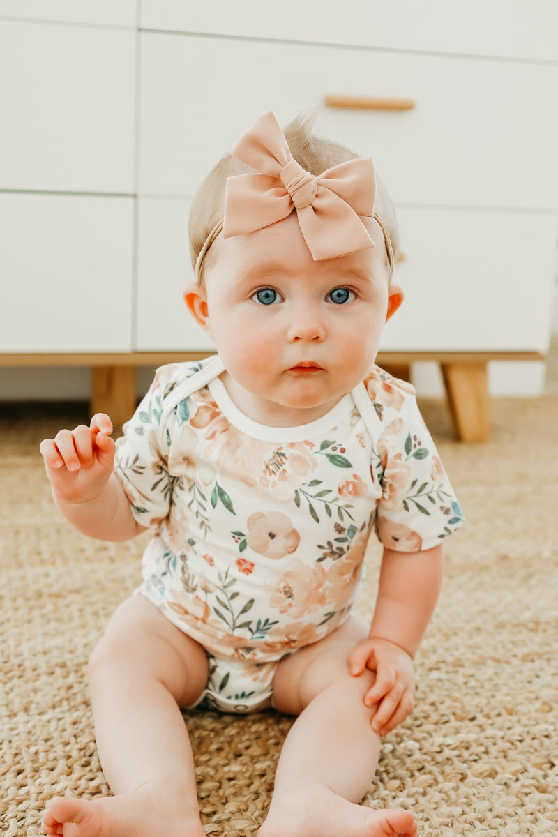 Copper Pearl - Autumn Short Sleeve Bodysuit (12-18 months)