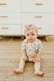 Copper Pearl - Autumn Short Sleeve Bodysuit (18-24 months)