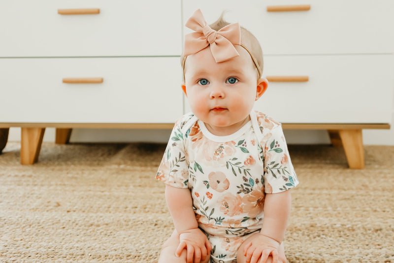 Copper Pearl - Autumn Short Sleeve Bodysuit (6-12 months)