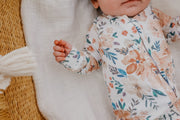 Copper Pearl - Autumn Zip-up Footie Pajama (18-24 months)