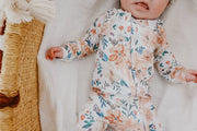 Copper Pearl - Autumn Zip-up Footie Pajama (3-6 months)