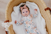 Copper Pearl - Autumn Zip-up Footie Pajama (6-12 months)