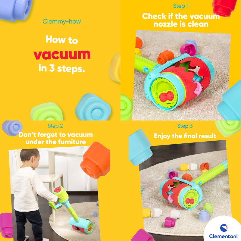 CLEMMY: SENSORY VACUUM BROOM