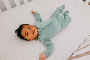 Copper Pearl - Briar Zip-up Footie Pajama (0-3 months)