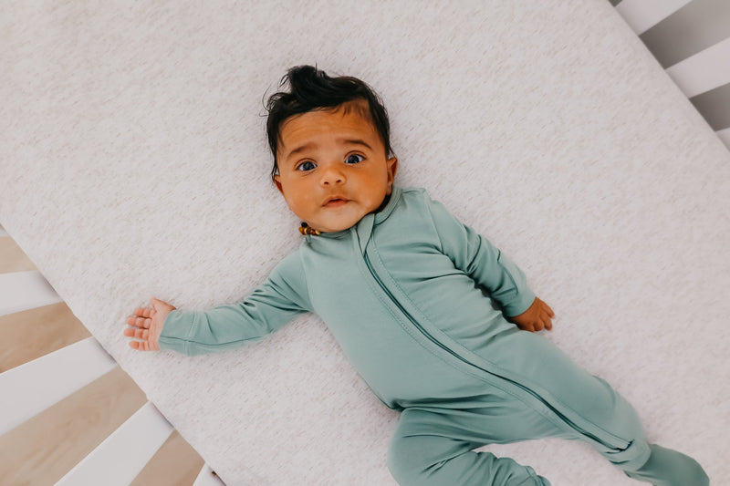 Copper Pearl - Briar Zip-up Footie Pajama (12-18 months)