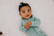Copper Pearl - Briar Zip-up Footie Pajama (3-6 months)