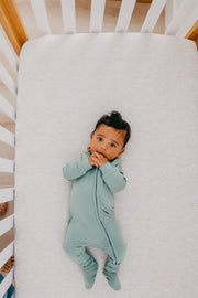 Copper Pearl - Briar Zip-up Footie Pajama (6-12 months)