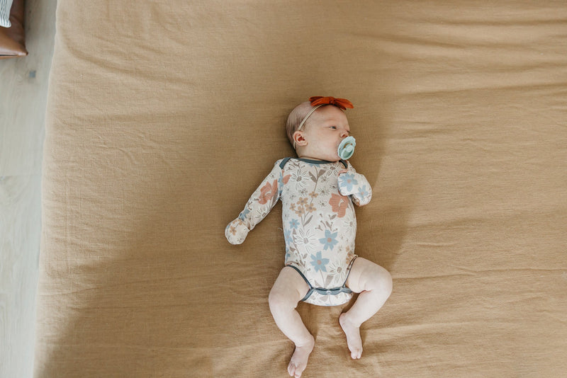 Copper Pearl - Eden Long Sleeve Bodysuit (0-3 months)