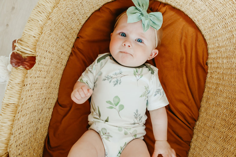 Copper Pearl - Haven Short Sleeve Bodysuit (3-6 months)