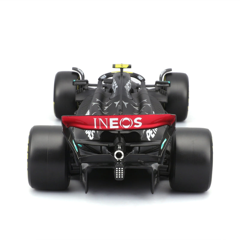 Bburago Mercedes-AMG W14 Lewis Hamilton #44 1:24 model – rear