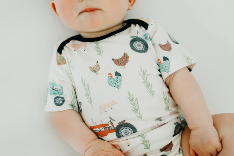 Copper Pearl - Jo Short Sleeve Bodysuit (6-12 months)