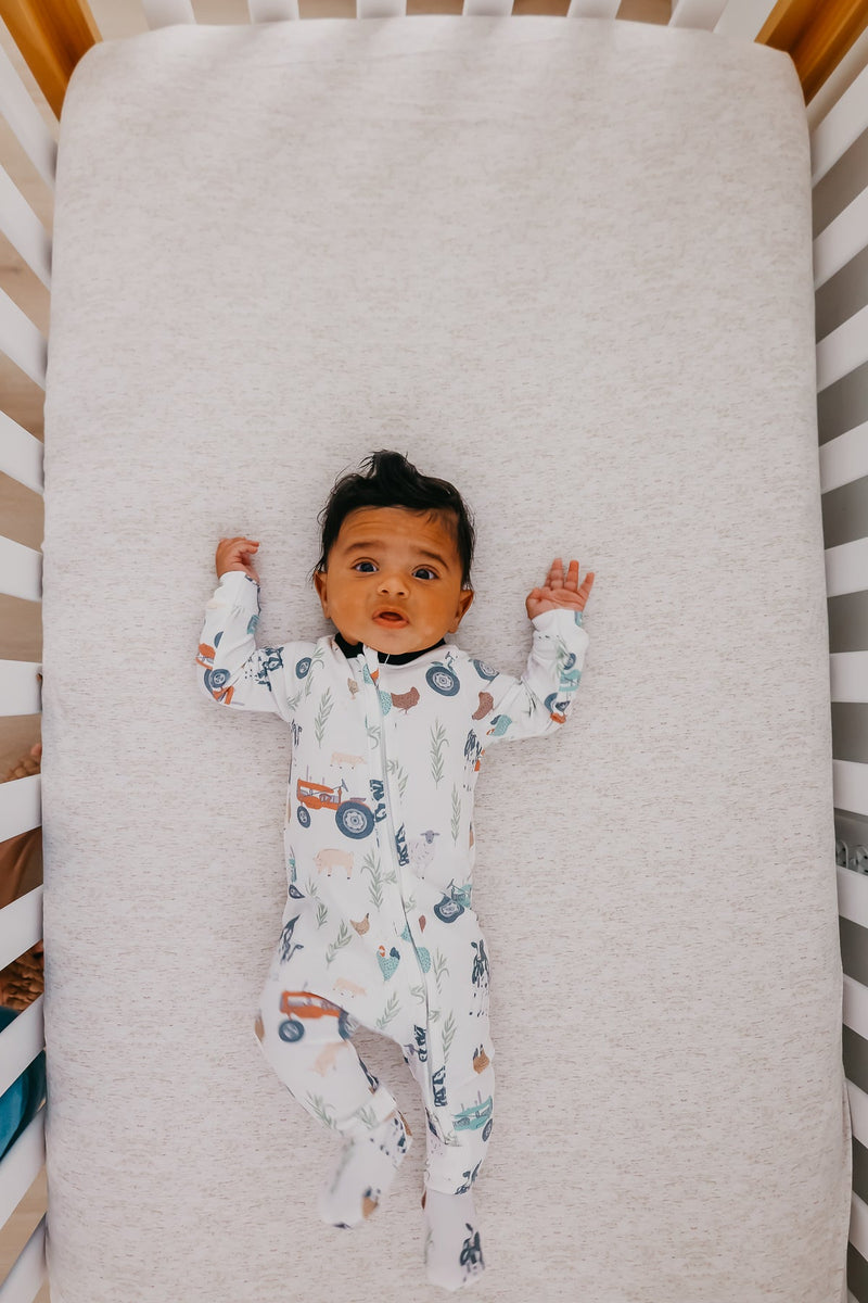 Copper Pearl - Jo Zip-up Footie Pajama (12-18 months)