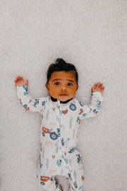 Copper Pearl - Jo Zip-up Footie Pajama (18-24 months)