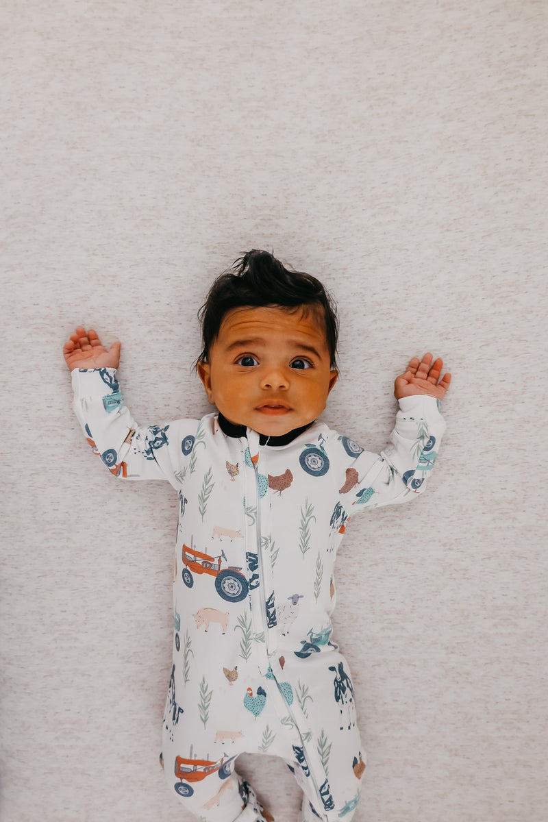 Copper Pearl - Jo Zip-up Footie Pajama (18-24 months)
