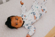 Copper Pearl - Jo Zip-up Footie Pajama (6-12 months)