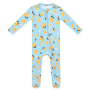 Copper Pearl - Lucy Bamboo Zip-up Footie Pajama (Newborn)