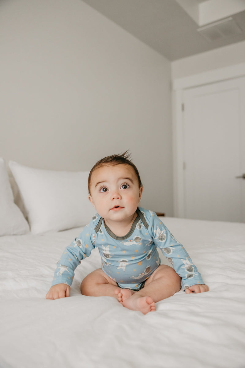 Copper Pearl - Neil Long Sleeve Bodysuit (3-6 months)