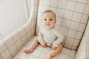 Copper Pearl - Oat Long Sleeve Bodysuit (0-3 months)