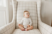 Copper Pearl - Oat Long Sleeve Bodysuit (12-18 months)