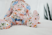 Copper Pearl - Penelope Bamboo Zip-up Footie Pajama (0-3 months)