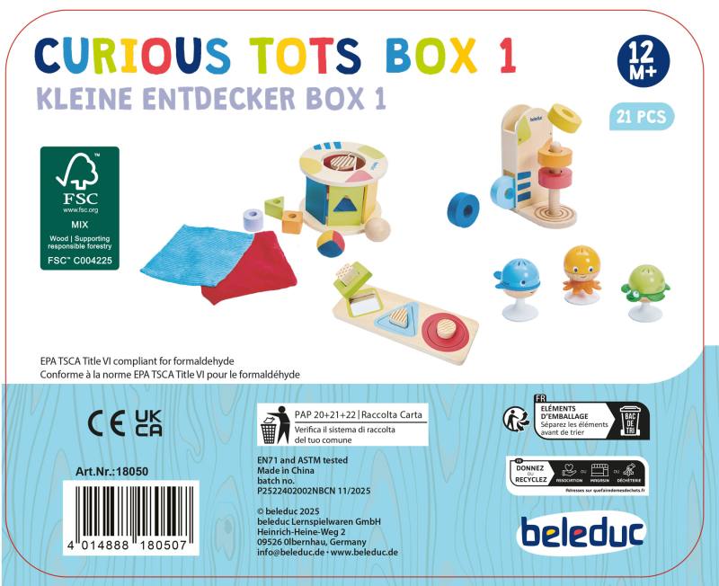 Beleduc - CURIOUS TOTS BOX 1