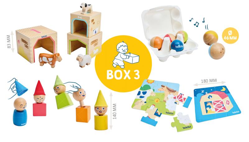Beleduc - CURIOUS TOTS BOX 3