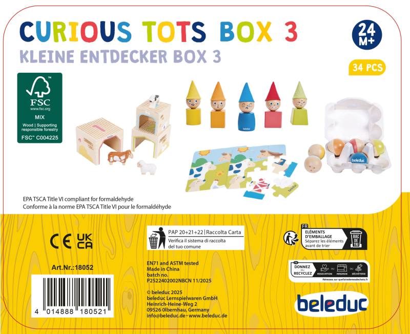 Beleduc - CURIOUS TOTS BOX 3
