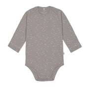 Lassig - 4kids - Long Sleeve Body Wrap GOTS - Cozy Colors Wear - Sprinkle taupe | 0 - 2 months
