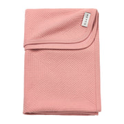 Meyco Baby Pure Knitted Baby Blanket – Rose – product view