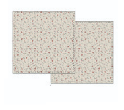 Meyco Baby - Pre-washed muslin squares Fat Stripe Flower Multicolour 2-Pack