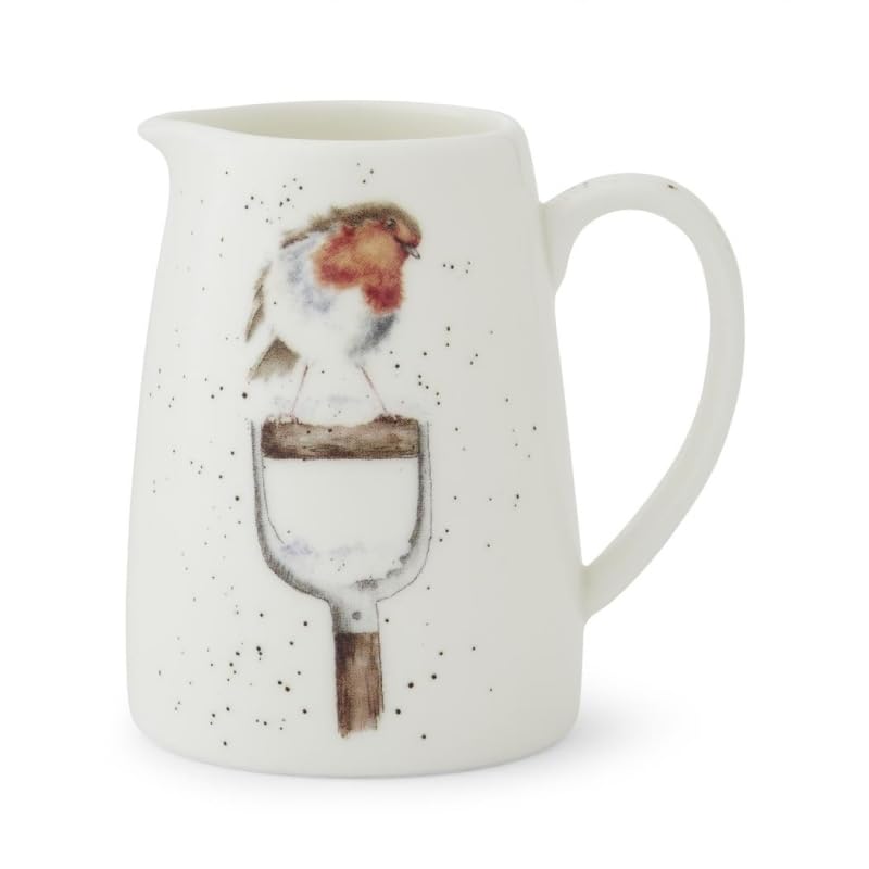 Royal Worcester - Wrendale - POSY JUG ROBIN