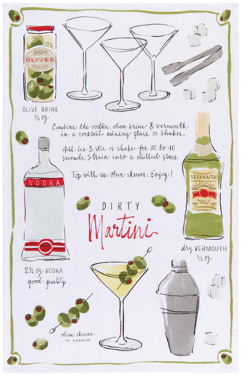 Now Designs - Kitchen Towel Prnt Martini